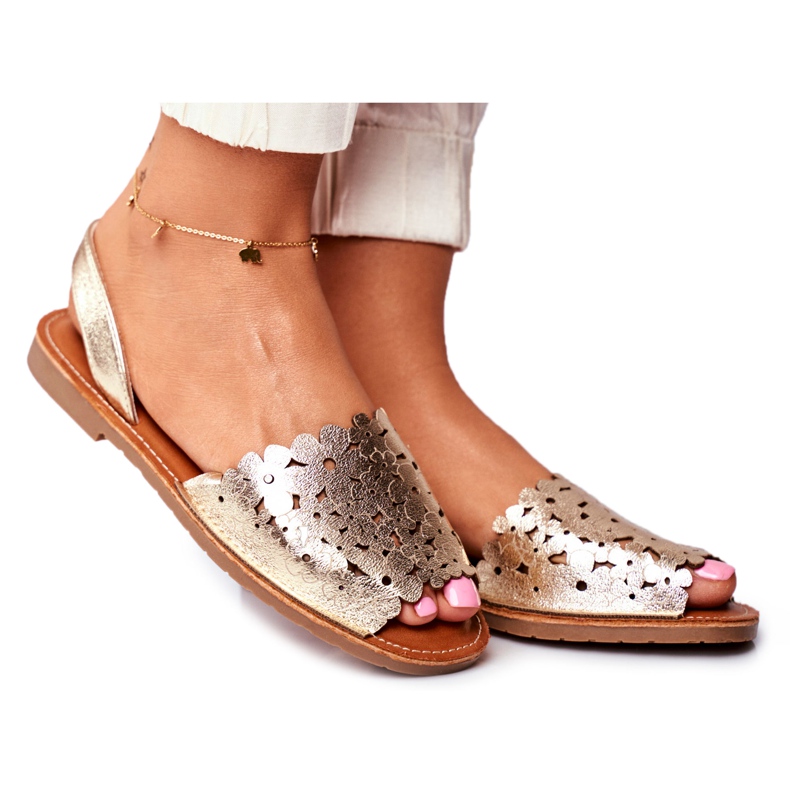 EVE Sandali slip-on dorati da donna I Like Summer d'oro
