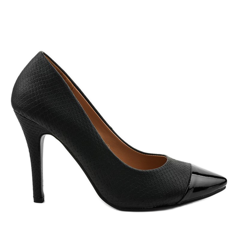Décolleté nere sul tacco YS-356 nero