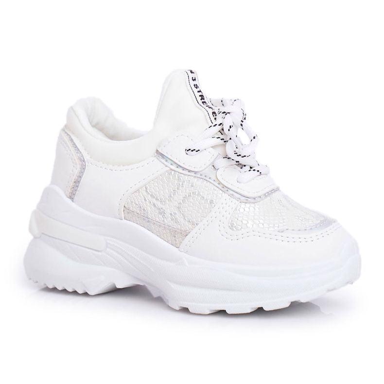 FRROCK Scarpe Sportive Bambino Serpente Bianco Matylda bianca