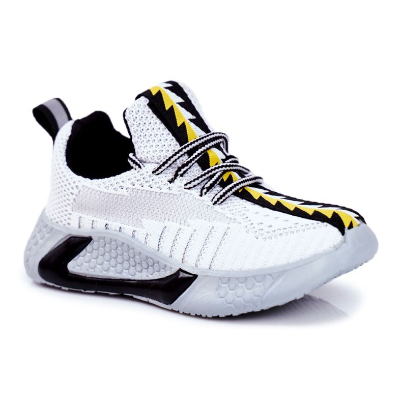 FRROCK Scarpe Sportive Bambino Grigie e Bianche Stitch grigio