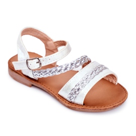 FRROCK Sandali Kremo argento per bambini grigio