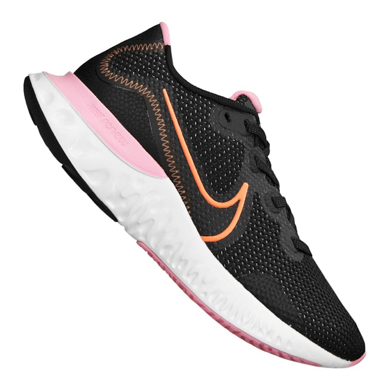 Nike Renew Run W CK6360-001 scarpe nero