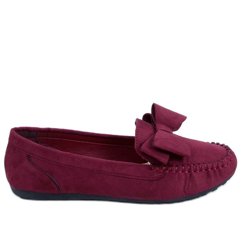 Mocassini donna bordeaux B2020-6 Wine rosso