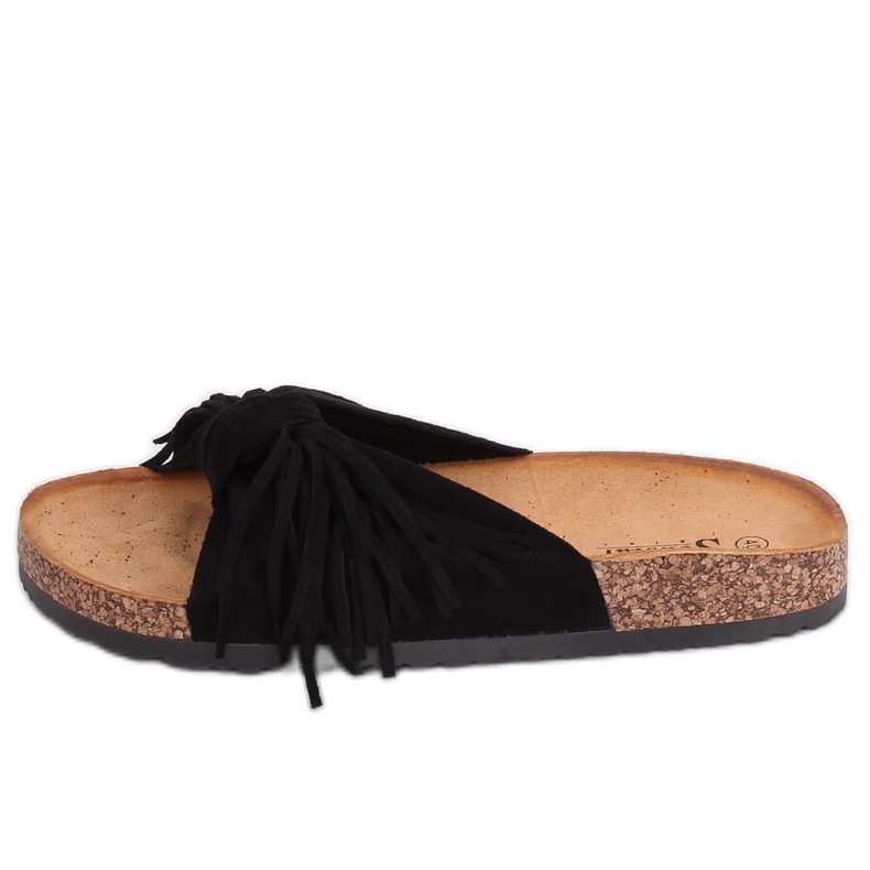Pantofole da donna Boho nere CK136P Nero