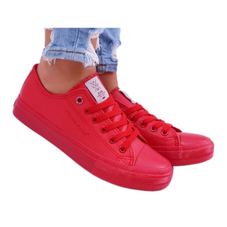 Sneakers Donna Cross Jeans Rosso DD2R4032