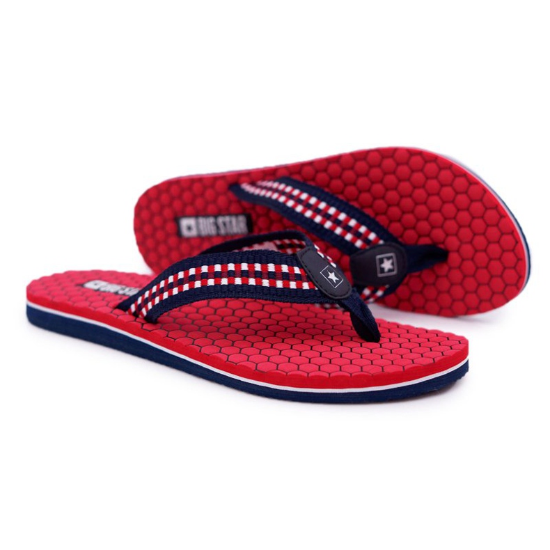 Ciabatte Donna Infradito Big Star Rosso DD274A252