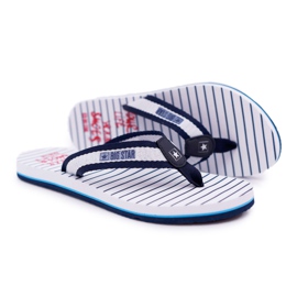 Pantofole da donna Infradito Big Star Navy Blue DD274A250 blu navy