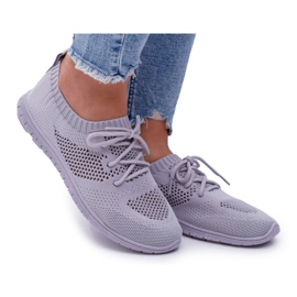 EVE Scarpe Sportive Donna Flessibili Grigie Jenny grigio