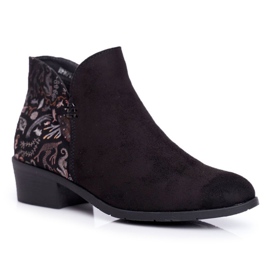 Stivali Donna Tacco Piatto Primavera Nero Elizabeth