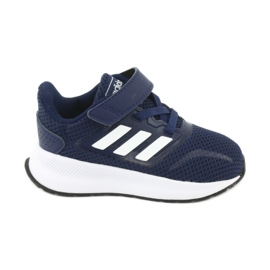 Scarpe Adidas Runfalcon I Jr EG6153 bianco blu navy