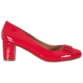 Weide Décolleté laccate rosso