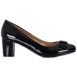 Weide Décolleté laccate nero