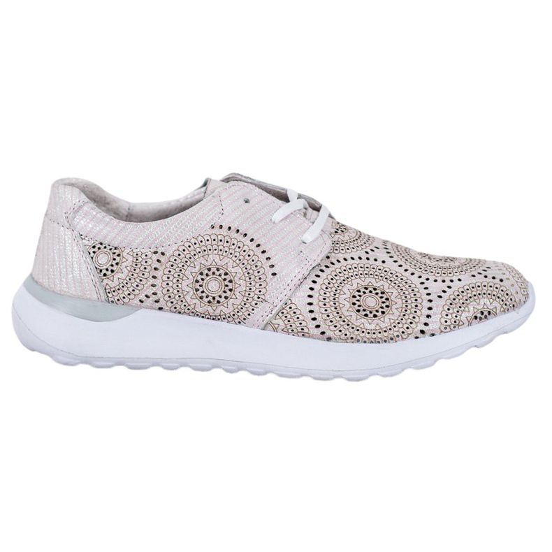 Filippo Scarpe sportive in pelle rosa