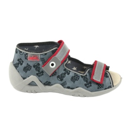 Scarpe da bambino gialle Befado 350P009 nero rosso grigio
