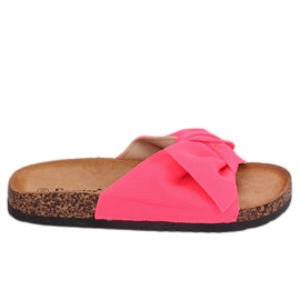 Ciabatte fucsia con suola in sughero CK108 Fucsia rosa
