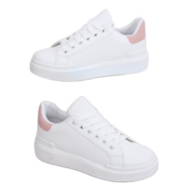 Sneakers da donna bianche 85-428 BIANCO/ROSA