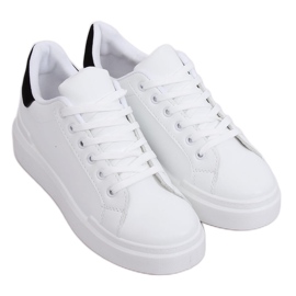 Sneakers da donna bianche 85-428 BIANCO/NERO