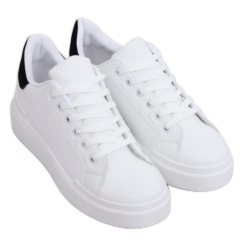 Sneakers da donna bianche 85-428 BIANCO/NERO bianca