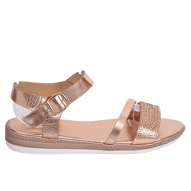 Sandali da donna champagne D-118 Champagne rosa