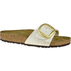 Birkenstock Madrid Fibbia Grande Bf W 1015278 bianca