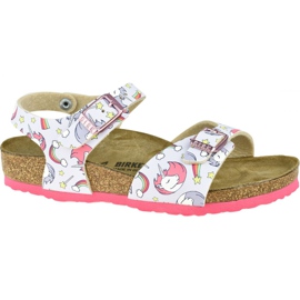 Birkenstock Rio Plain Bfdd Kids 1015620 sandali rosa