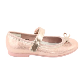 Ballerine Golden Rose con fiocco American Club GC02 rosa d'oro