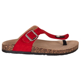 Comode infradito VINCEZA rosso