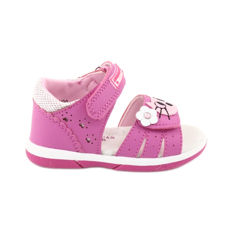 Sandali bambina American Club DR22/20 gattino rosa