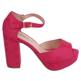 Fucsia 9R56 Sandali tacco pesca rosa