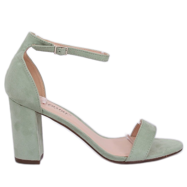 Sandali con tacco alto celadon CD59P Green verde