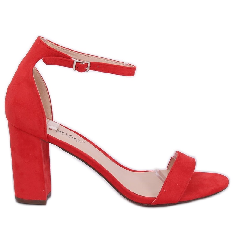 Sandali rossi con tacco alto CD59P Red rosso
