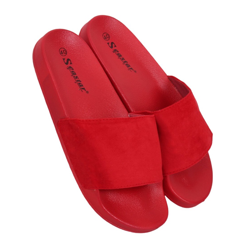 Pantofole dritte rosse CK98 Red rosso