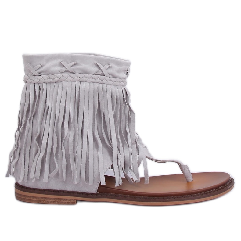 Infradito grigie con tomaia NS129P Grey grigio