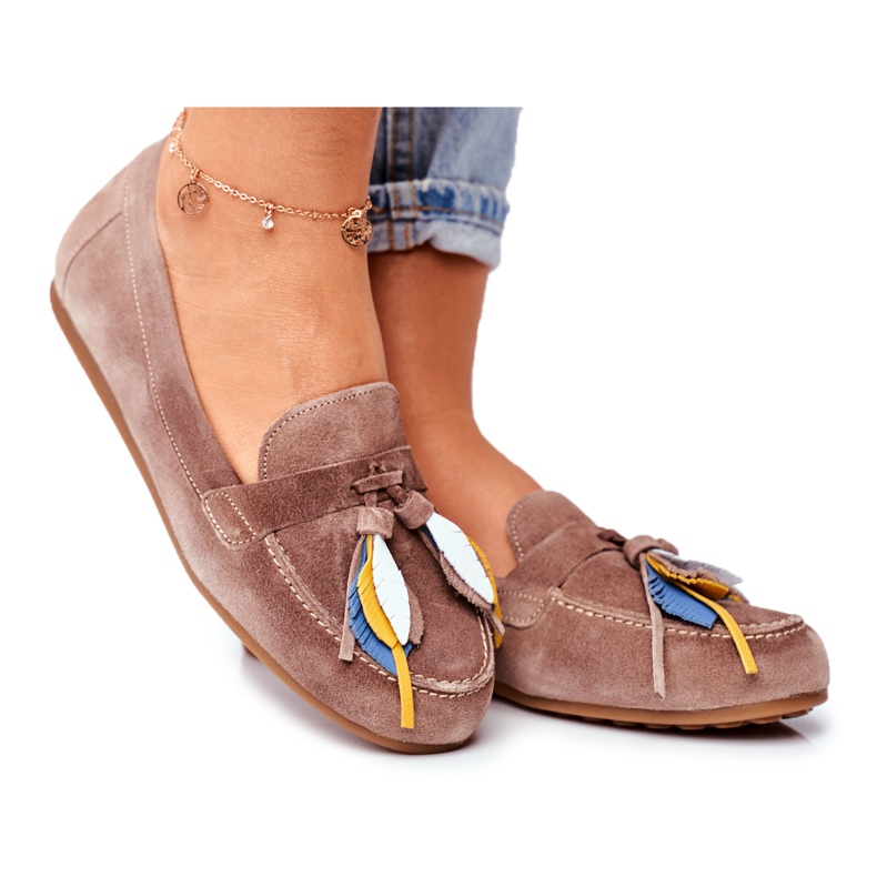 Mocassini Donna Maciejka Pelle Beige 04494-04 / 00-5