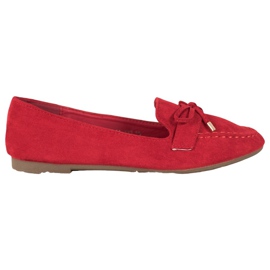 Small Swan Mocassini rossi rosso
