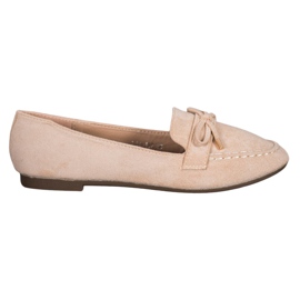 Small Swan Mocassini beige