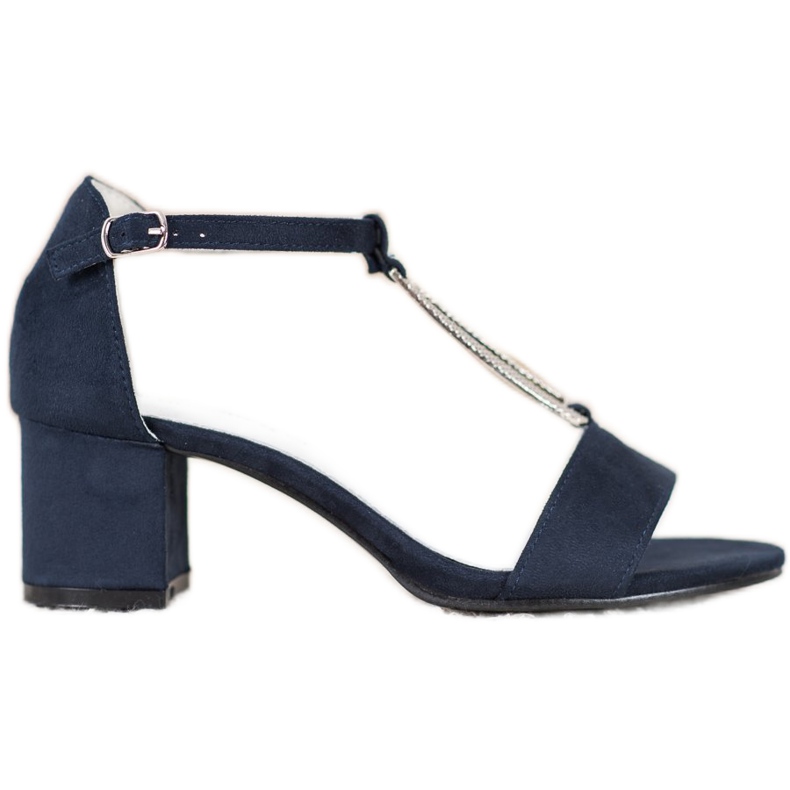 Goodin Sandali eleganti con tacco alto blu navy blu