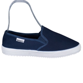 SHELOVET Sneakers Slip-on Sulla Piattaforma blu