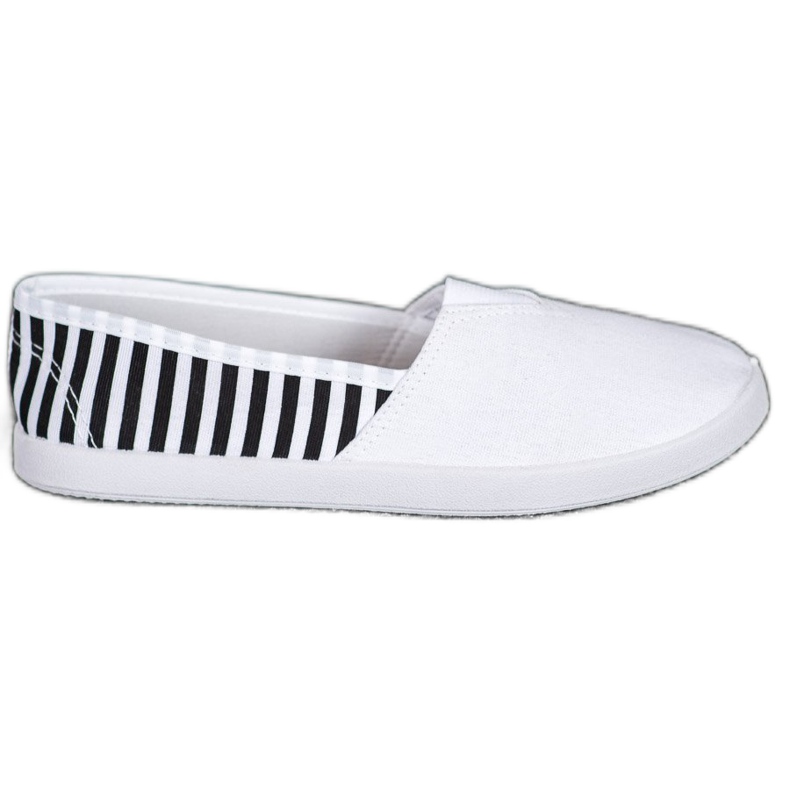SHELOVET Slipons Bianchi Con Righe bianca