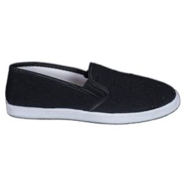 SHELOVET Slipon Neri In Cuori nero