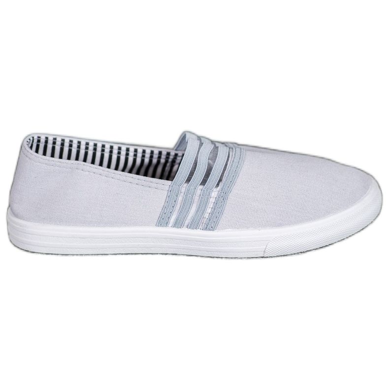SHELOVET Comode scarpe da ginnastica slip-on grigio