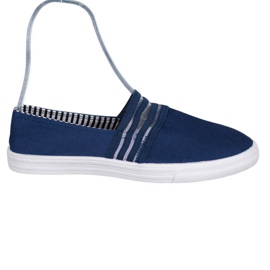 SHELOVET Comode scarpe da ginnastica slip-on blu