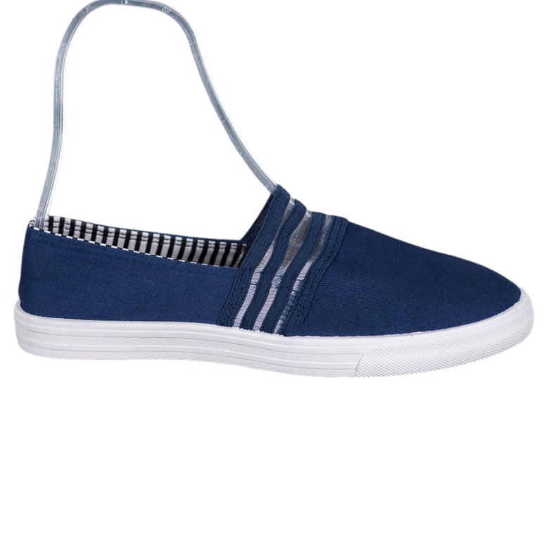 SHELOVET Comode scarpe da ginnastica slip-on blu