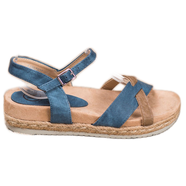 Kylie Sandali espadrillas blu