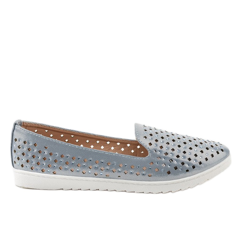 Sneakers blu traforate DY-08