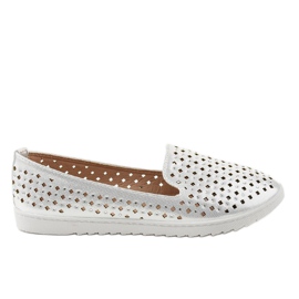 Sneakers blu traforate DY-08 grigio
