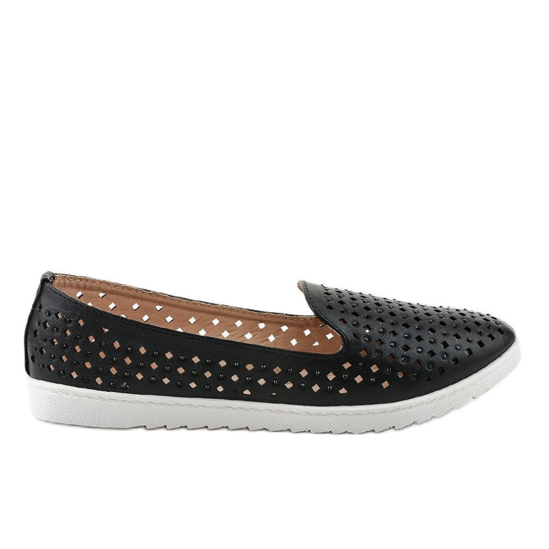 Sneakers nere traforate DY-08 nero