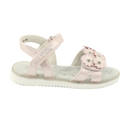 Sandali rosa con paillettes perle American Club XD10/20