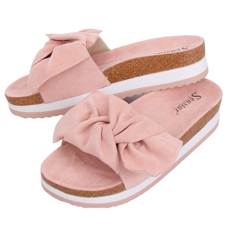 Pantofole rosa da donna SS116P Pink