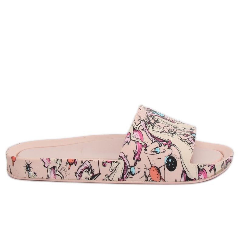 Pantofole rosa unicorno CK83 Pink